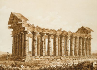 Der Tempel der Concordia in Agrigentum von Franz Kaisermaan